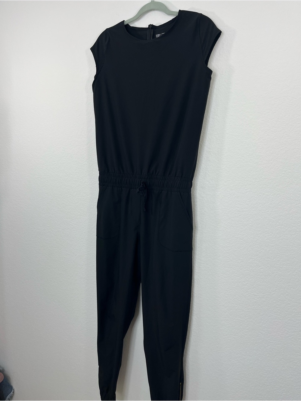 Albion Women’s Solid Black Jumpsuit Jogger Pant size XS - Picture 3 of 10